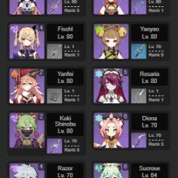 【EU】 AR58 | 58 characters | 19 legendary characters | 4 legend weapons 1